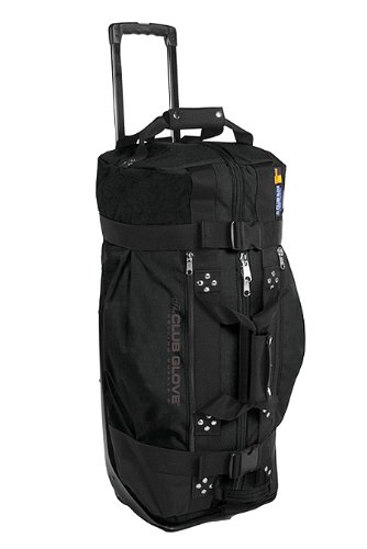 New Club Glove Rolling Duffle Travel Bag Black