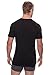 Men's Bamboo V-Neck Undershirt (Black, X-Large) Plain T-Shirts for Him MB6002-BLK-XL