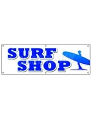 72" SURF SHOP BANNER SIGN boards boogie surfboards clothes wetsuits accessories