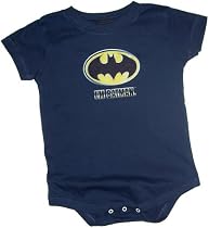 "I'm Batman" Batman Shield Infant Onesie Snapsuit, 12 Months