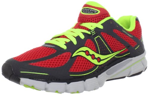 Saucony Men's Mirage 3 Running Shoe,Grey/Red/Citron,10.5 M US Saucony Men's Mirage 3 Running Shoe,Grey/Red/Citron,10.5 M US