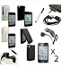 Apple iPod Touch 4th Gen 4G 10pc Accessory Case Charger Headphone Bundle