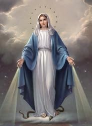 Our Lady of Grace Poster, 13" x 17" - MADE IN ITALY