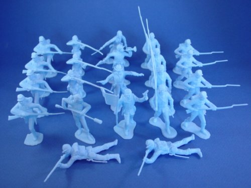 Civil War Toy Soldiers Marx Gettysburg Playset Commemorative Reissue Union Toy Soldiers 22 Piece Set