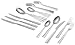 Iroko Mirror 20-Piece, Service for 4