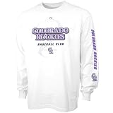 Majestic Colorado Rockies White Be the Ball Long Sleeve T-shirt at Majestic