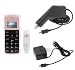 Solid Blush Pink Snap On Case With Belt Clip + Rapid Car Charger + Home Travel Charger For LG ENV2 VX9100 Cell Phone