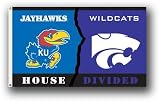 Kansas Jayhawks / Kansas State Wildcats Rivalry 3' x 5' Flag