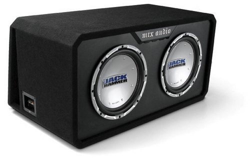 MTX JH4510X2D Dual Round 10-Inch Vented Enclosure