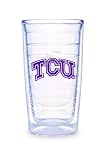 Tervis Tumbler Texas Christian University 16-Ounce Double Wall Insulated Tumbler, Set of 4