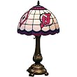New Jersey Devils NHL Stained Glass Table Lamp