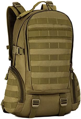 35L Tactical Military Backpack Gear MOLLE Student School Bag Assault Pack Rucksack For Hunting Campinng Trekking Travel (Black)