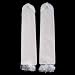 Long White Lace Fingerless Gloves with Ruffle (STC12043)