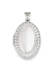 Sterling Silver Oval Locket