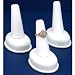3 White Leather Ring Finger Displays Jewelry Showcase