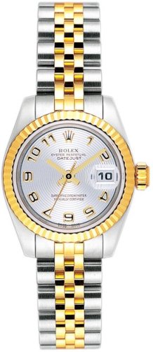 ｜ROLEX　デイトジャスト　179173　シルバーコンセントリック　アラビア　[並行輸入品]