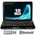 Hannspree HannsNote - Atom N270 / 1.6 GHz - RAM 1 GB - HDD 160 GB - GMA 950 802.11b/g/n (draft), Bluetooth 2.0 - Win XP Home - 10" Widescreen TFT 1024 x 600 ( WSVGA ) - camera - pearl black