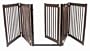 Dynamic Accents 5 Panel Freestanding Walk Through Gate MAHOGANY