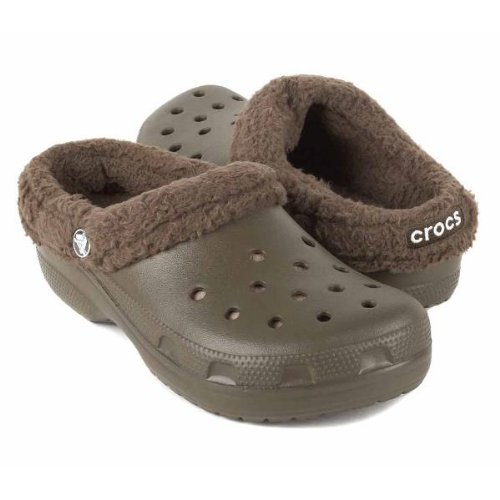 CROCS Mammoth Brown Clogs Mules Shoes Womens SZ 6