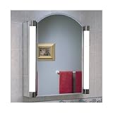 Robern CDC2030AS Arch Beveled Mirrored Door, Silver Interior, 20W x 30H (CDC2030AS)