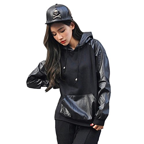 (ピゾフ)Pizoff レディーズ パーカー ヒップホップ 快適 原宿系 ストリート系 フード付 カジュアル 薄手コート 男女兼用 プルオーバ