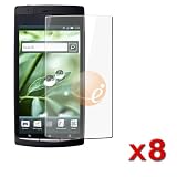 Transparent Clear Screen Protector for Sony Ericsson Xperia Arc X12 with Cleaning Cloth – 8 Pack