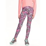 オールドネイビー OLD NAVY/ ゴードライクールフィットレギンス ピンクレオパード ボトムスレギンス XL (14歳)【並行輸入】