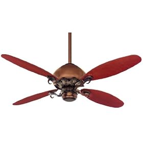 Hunter Casbah Ceiling Fan 23721- 52" Satin Bronze with Faux Acorn Leather