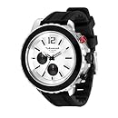 Vestal Men's YATCS02 "Yacht" Stainless Steel Watch with Black Rubber Strap