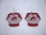 Lake Erie Monsters Hockey Jersey Earrings