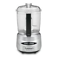 Cuisinart DLC-4CHB Mini-Prep Plus 4-Cup Food Processor, Brushed Stainless Steel