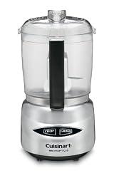 Cuisinart DLC-4CHB Mini-Prep Plus 4-Cup Food Processor, Brushed Stainless Steel