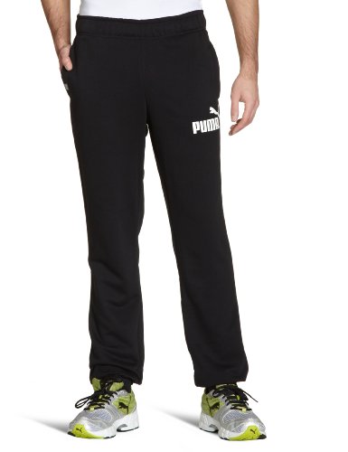 PUMA Herren Hose Logo, Terry, Closed, black, S, 819303 01 Preisvergleich