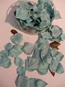 TURQUOISE SILK ROSE PETALS - VALENTINES DAY, WEDDING FLOWERS, CONFETTI