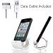 Sinjimoru Sync Stand Dock Cradle Holder **With USB Sync Cable** for iPhone 4, 3G, 3GS, and iPod (WHITE+CABLE: SJ-04)