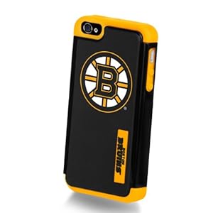 Forever Collectibles Boston Bruins Rugged Dual Hybrid Apple iPhone 4 & 4S Case
