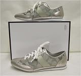 Coach Torrey Signature Silver Sneaker Shoe Size 8