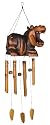 Asli Arts Collection CHP311 Hippopotamus Bamboo Wind Chime