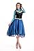 Disney Frozen Inspired Anna Winter Dress Adult Costume Halloween Cosplay S-XL