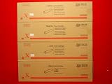 GENUINE XEROX PHASER 7750 HIGH YIELD TONER SET 106R00652, 106R00653, 106R00654, 106R00655, BCYM Sealed In Retail Packaging