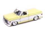 1972 Chevy Cheyenne Truck 1/24 Showroom Floor Yellow/White