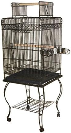 A&E Cage Company 20" X 20" Play Top Bird Cage in Platinum