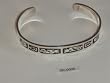 Hopi Silver Overlaid Cuff Bracelet - BR-0005