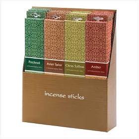 24Pk Classic Home Fragrance Incense Stick Display Pack