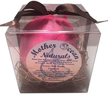 Bath Bomb Fizzy - Gift Box Single - HALF PRICE INTRODUCTORY OFFER- Special Ultra Lush Moisturizing Skin Treatment and Muscle Relaxing Formula - 100% Guaranteed Large 6.1oz (Grapefruit Bergamot)