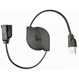 Cables Unlimited ZIP-PWR-EX1 ZipLinq Retractable Computer Power Extension Cord