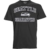 NFL Seattle Seahawks Heart And Soul II Charcoal Short Sleeve T-Shirt, Charcoal Heather, Medium at Amazon.com