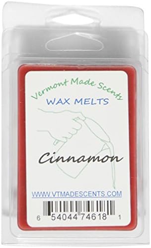 Cinnamon, 2 Pack Scented Wax Tart Melts, Aromatherapy, Vermont Made