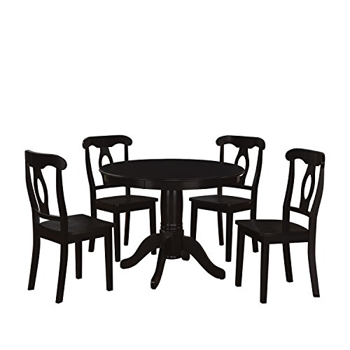 How Do I Dorel Asia 5Piece Aubrey Traditional Pedestal Height Dining