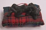 Sleeping Labrador Retriever Black Lab Christmas Ornament